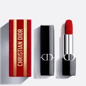 🧧🐉 DIOR Rouge Dior Lipstick+CASE! 999 Velvet Lunar New Year | Limited Ed.🐉🧧